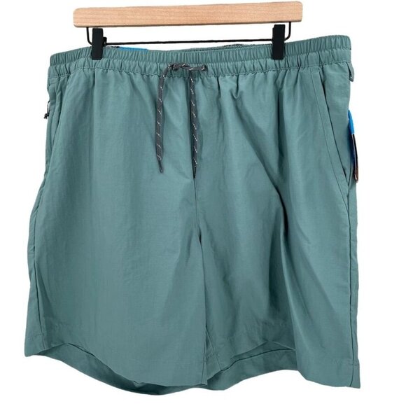 Columbia Mens Summerdry Water Short Size XXL Green 8" Inseam Omni-Shade - Picture 1 of 13